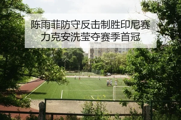 陈雨菲防守反击制胜印尼赛 力克安洗莹夺赛季首冠